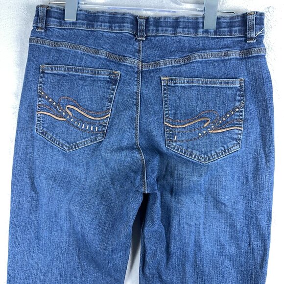 Lee Jeans Boot Cut Womens Size 12 Medium Sinfully Soft Denim Blue 3535735 - Picture 4 of 10